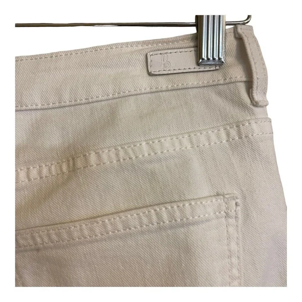 Boden Women Cropped White Jean 6P Solid Summer Denim Luxe Stretch Casual Preppy - Picture 8 of 13